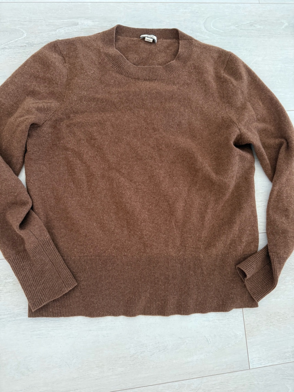 J. Crew Brown Crewneck Sweater
